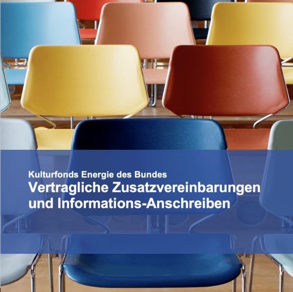Musterunterlagen zum Kulturfonds Energie des Bundes